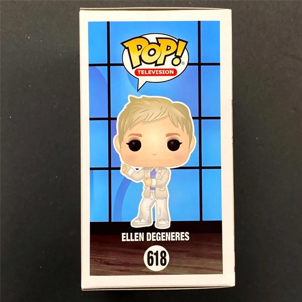 Ellen DeGeneres signed Funko Pop! Figure 618 autograph (B) ~ JSA, image 5