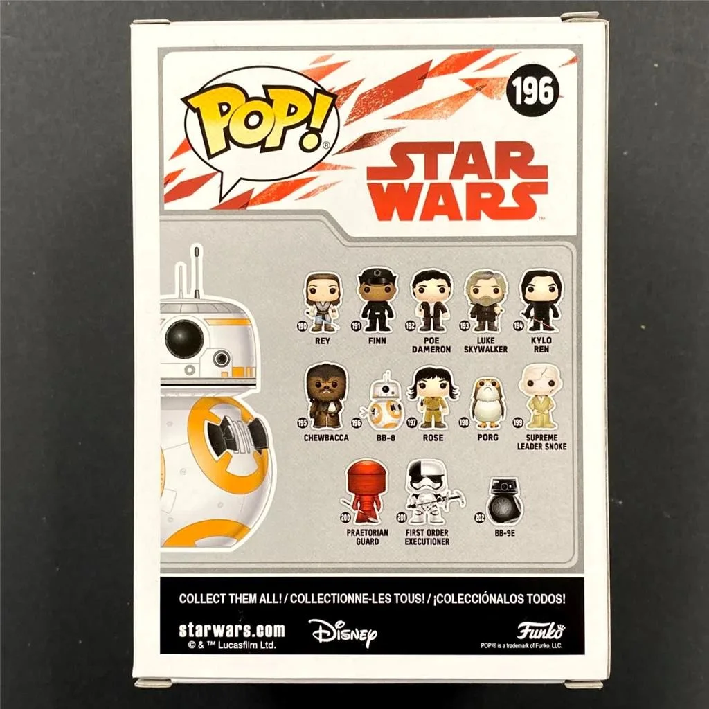 JJ Abrams signed Star Wars BB-8 Funko Pop 196 autograph (A) ~ Beckett BAS, изображение 3