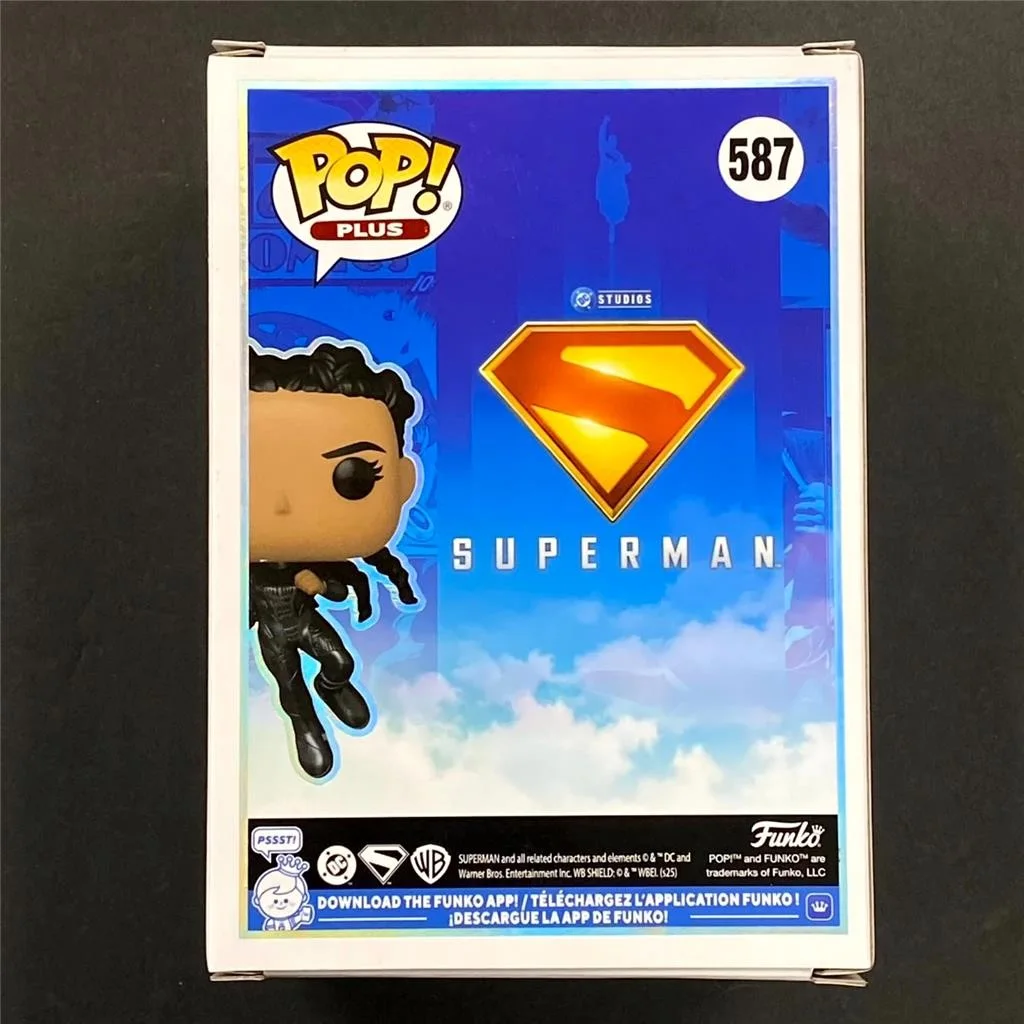 Maria Gabriela De Faria Signed Superman Engineer Funko Pop auto (A) Beckett BAS, image 4