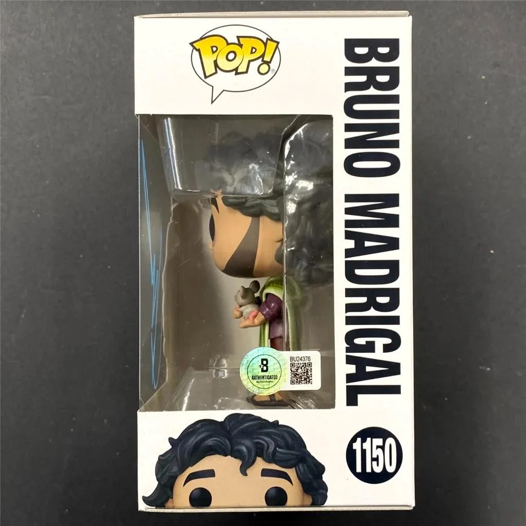 John Leguizamo signed Bruno Madrigal Encanto Funko Pop autograph (B) Beckett BAS, image 2