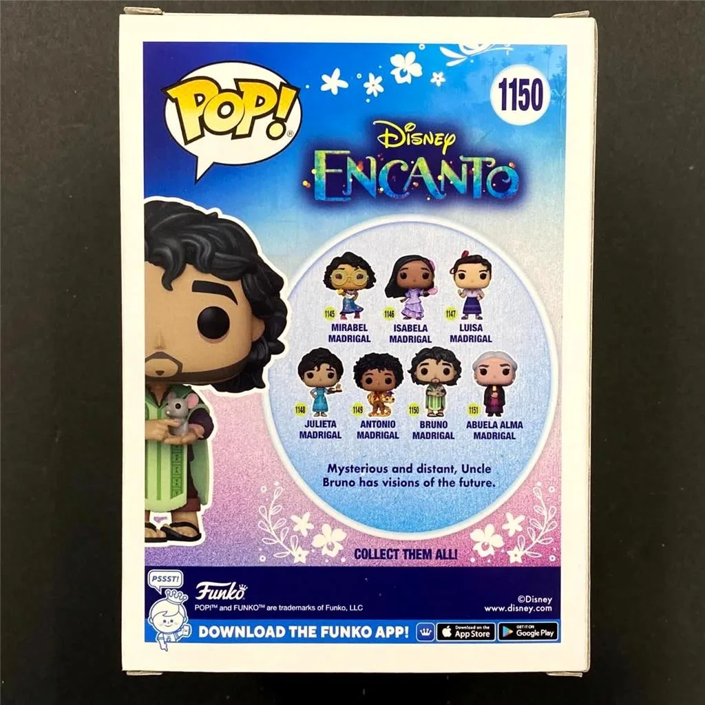 John Leguizamo signed Bruno Madrigal Encanto Funko Pop autograph (B) Beckett BAS, image 3