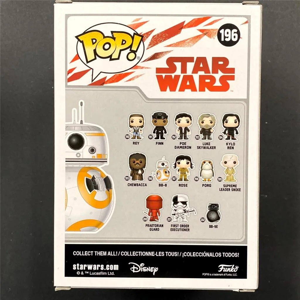 JJ Abrams signed Star Wars BB-8 Funko Pop 196 autograph ~ Beckett BAS, image 3