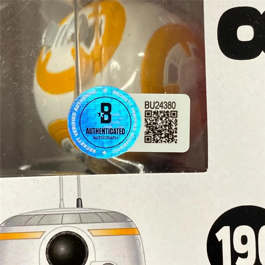 JJ Abrams signed Star Wars BB-8 Funko Pop 196 autograph ~ Beckett BAS, image 5