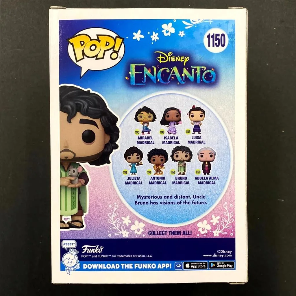 John Leguizamo signed Bruno Madrigal Encanto Funko Pop autograph (A) Beckett BAS, image 3