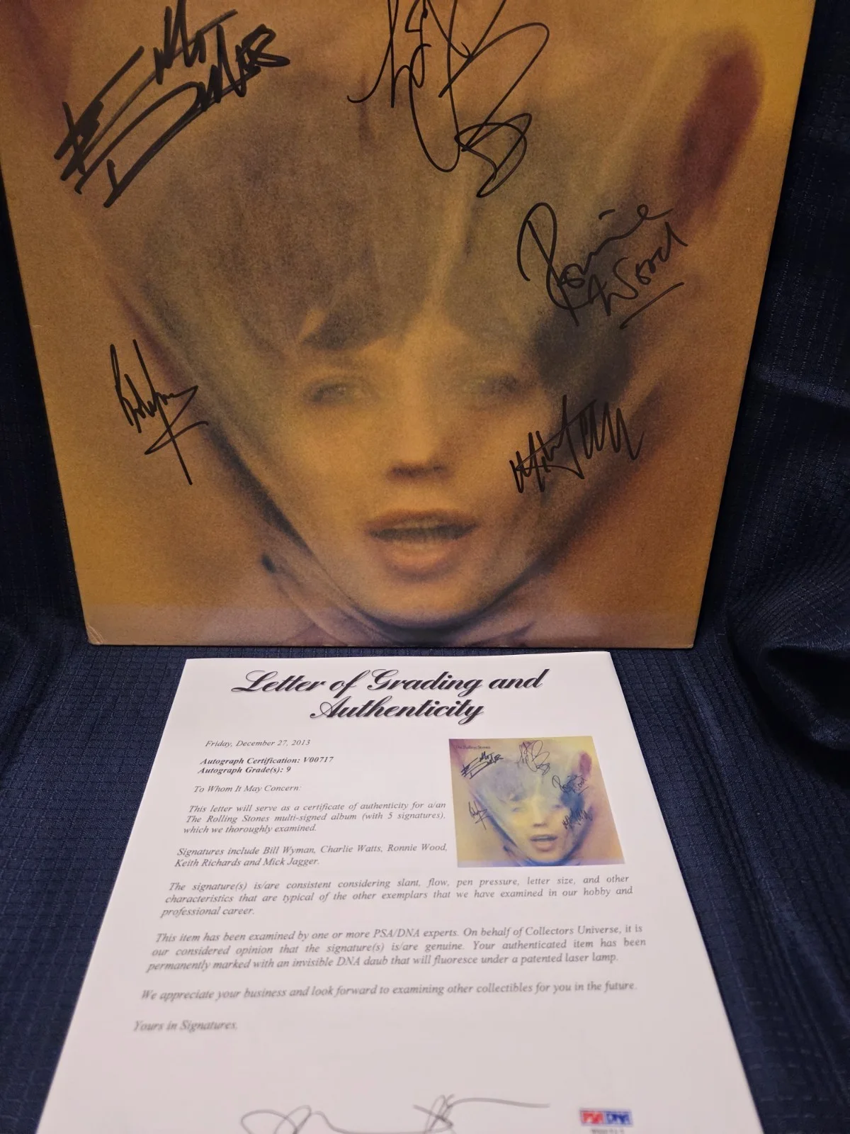 Autographed Rolling Stones Album/Goats Head(all 5)- PSA Full Letter, изображение 5