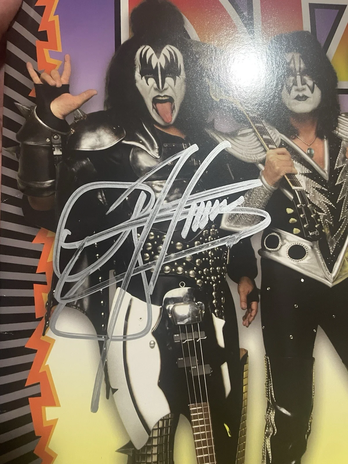 KISS Alive 35 Sonic Boom Tourbook Program Signed By Gene Simmons, image 2