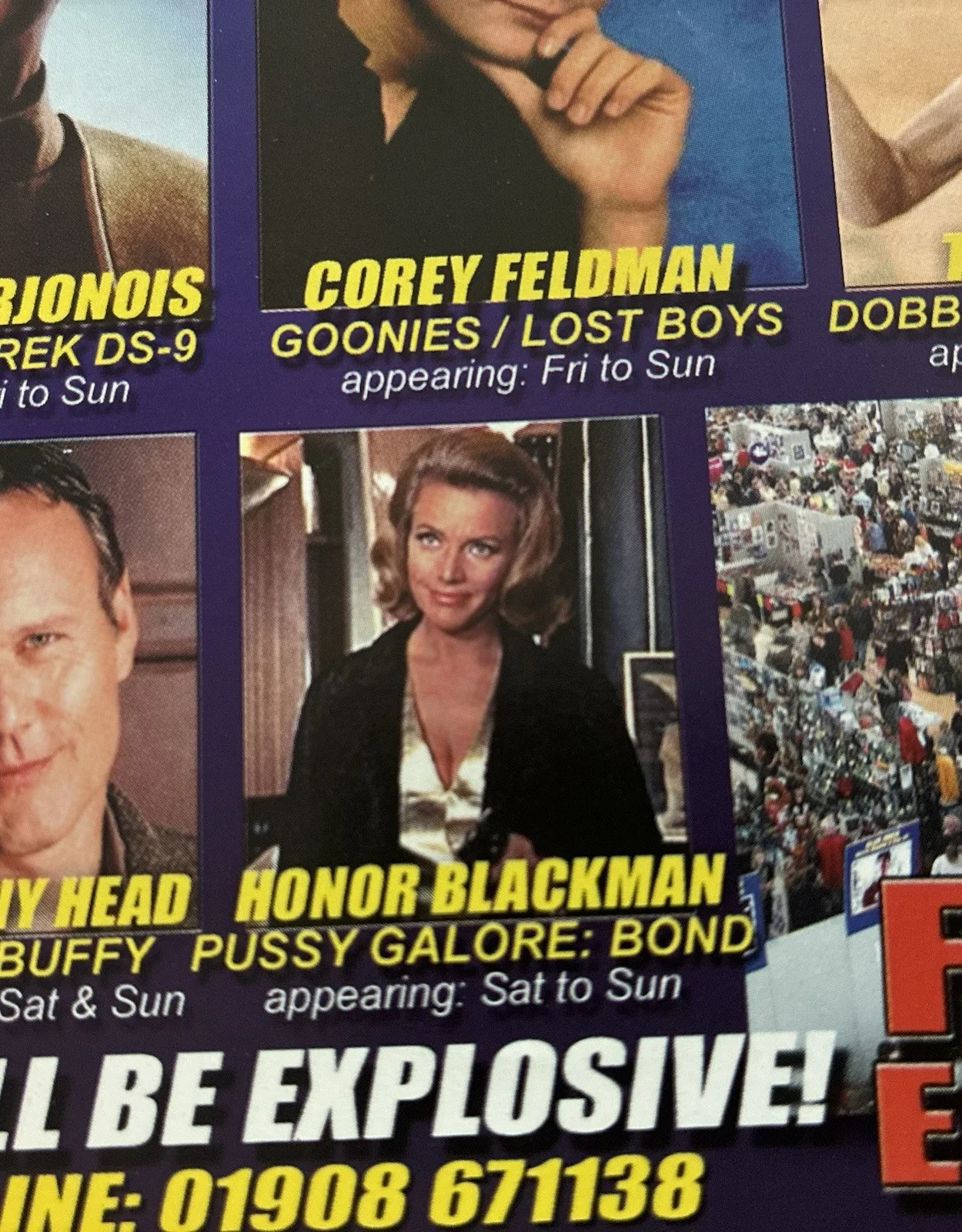 HONOUR BLACKMAN *SIGNED IN PERSON - PUSSY GALORE - GOLDFINGER JAMES BOND 007, изображение 5