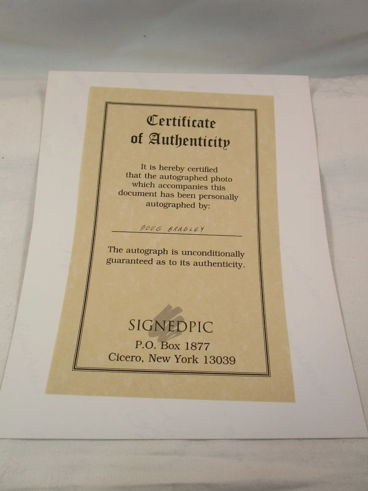 Doug Bradley Autographed "Pinhead" Hellraiser With Certificate Authenticity, image 3