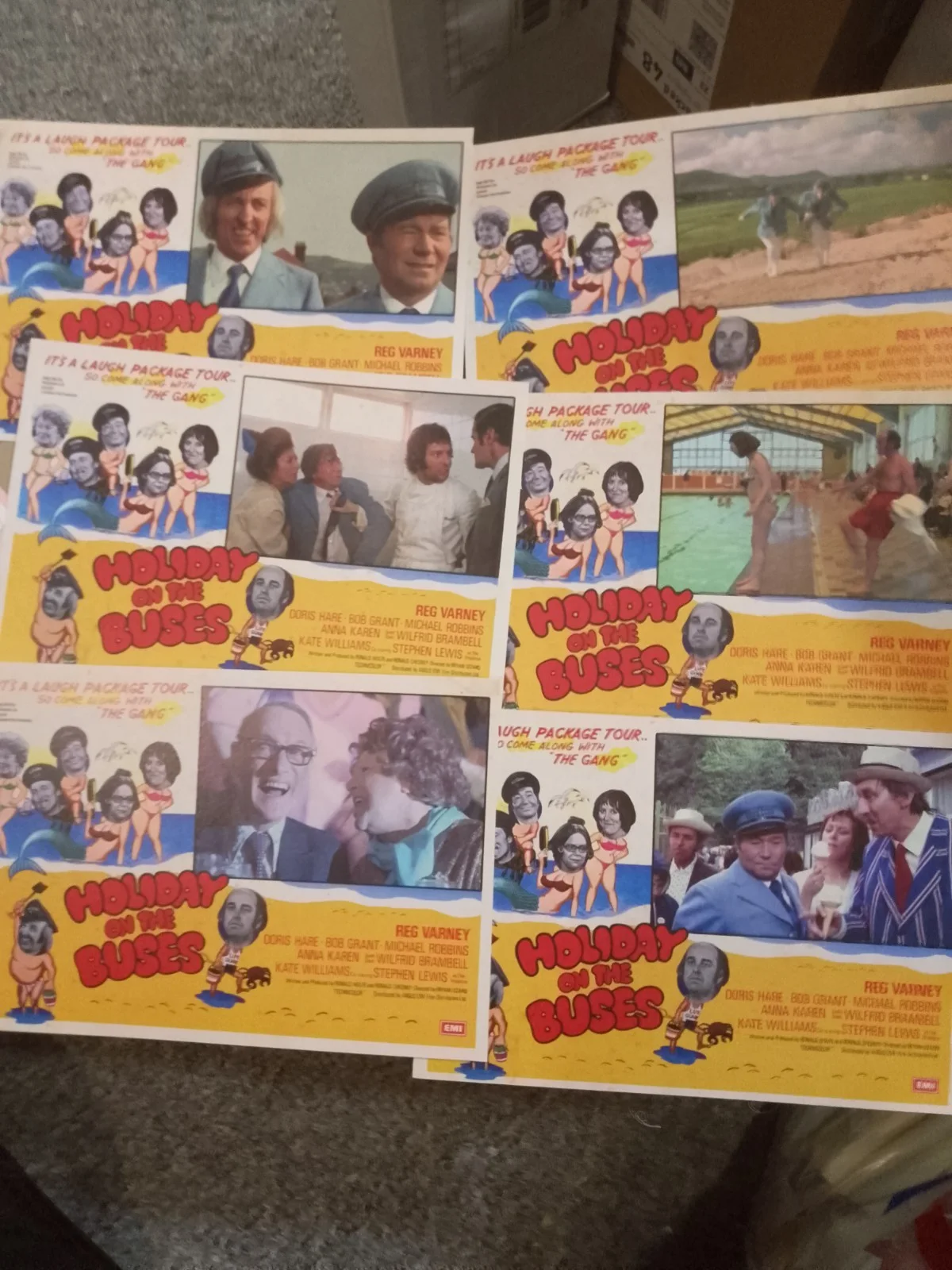 Holiday On The Buses. 8 Matt Finish 8x6ins Lobby Card/10 Lobbymarkers 3x8ins +, изображение 5