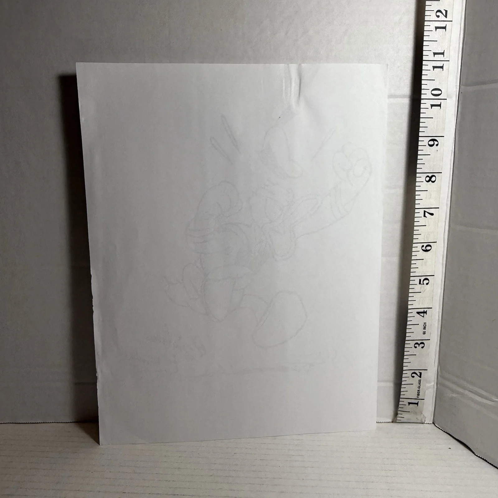Arthur A. Vallee — DONALD DUCK drawn by Disney Animation Artist Arthur A. Vallee Personal Note VTG, изображение 4