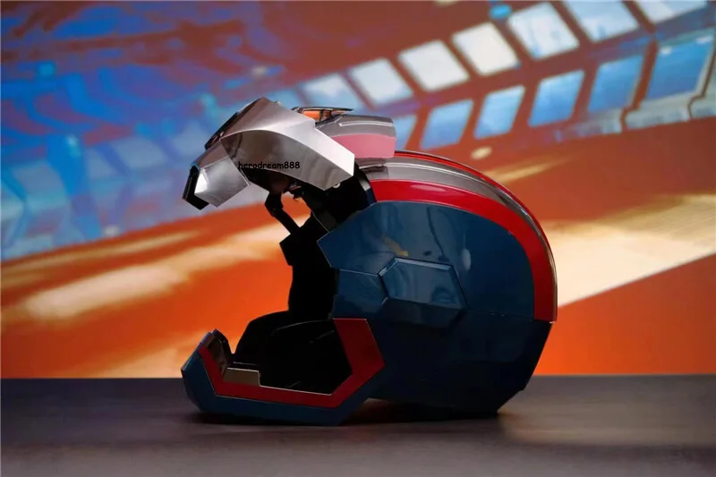 Iron Man Iron Patriot Helmet ABS 1:1 Wearable Cosplay Prop Voice Control Toy New, изображение 3