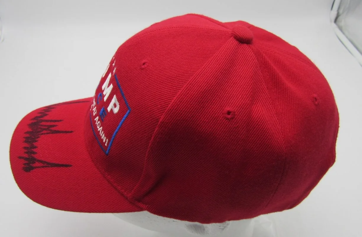 President Donald Trump Signed/Auto "TRUMP VANCE" Baseball Hat PSA/DNA 204888, image 5