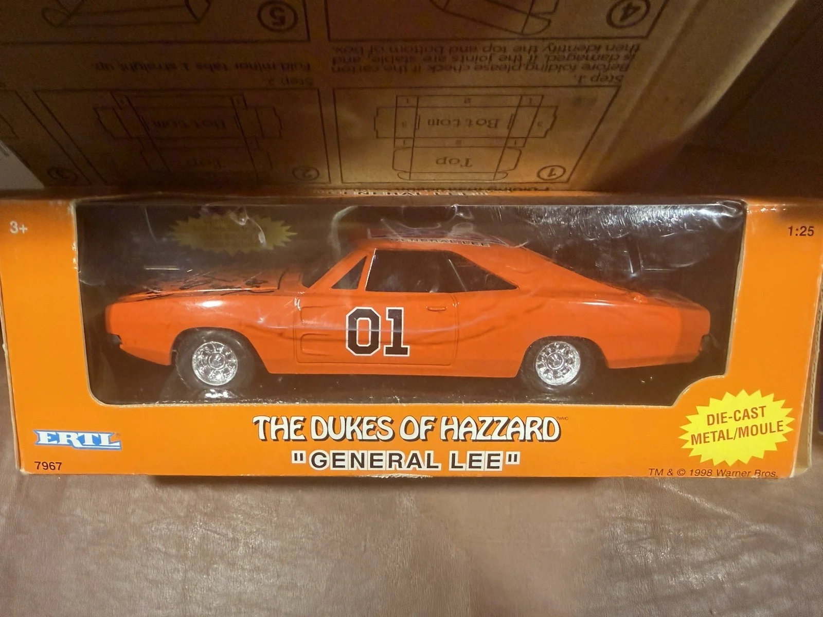 Tom Wopat, John Schneider, Catherine Bach — Dukes of Hazard "General Lee" Diecast Signed by Wopat, Schneider and Bach, image 2
