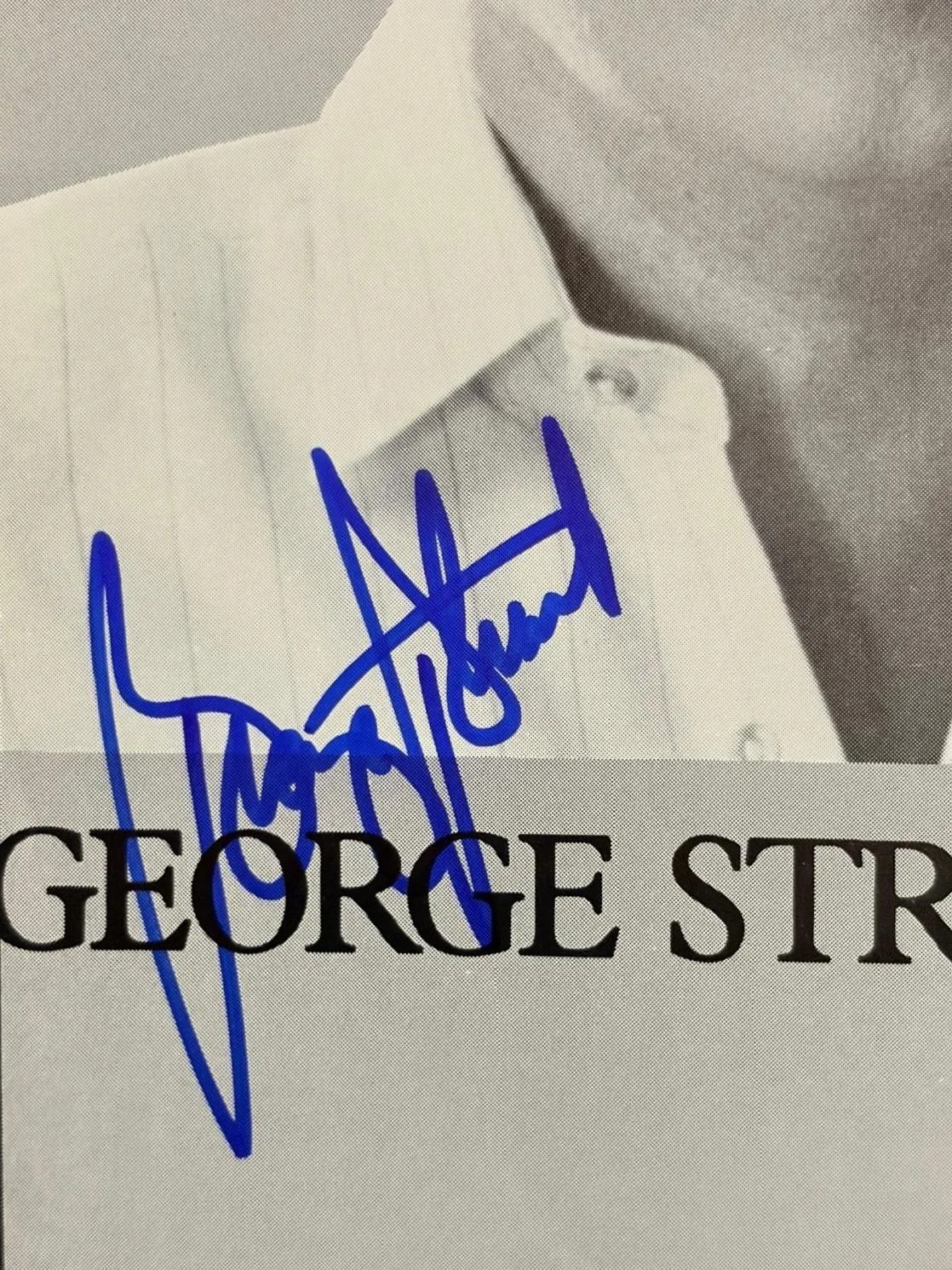 GEORGE STRAIT, REBA MCENTIRE — GEORGE STRAIT & REBA McENTIRE SIGNED AUTO 11X14 MAGAZINE PAGE COUNTRY STARS PSA, изображение 2