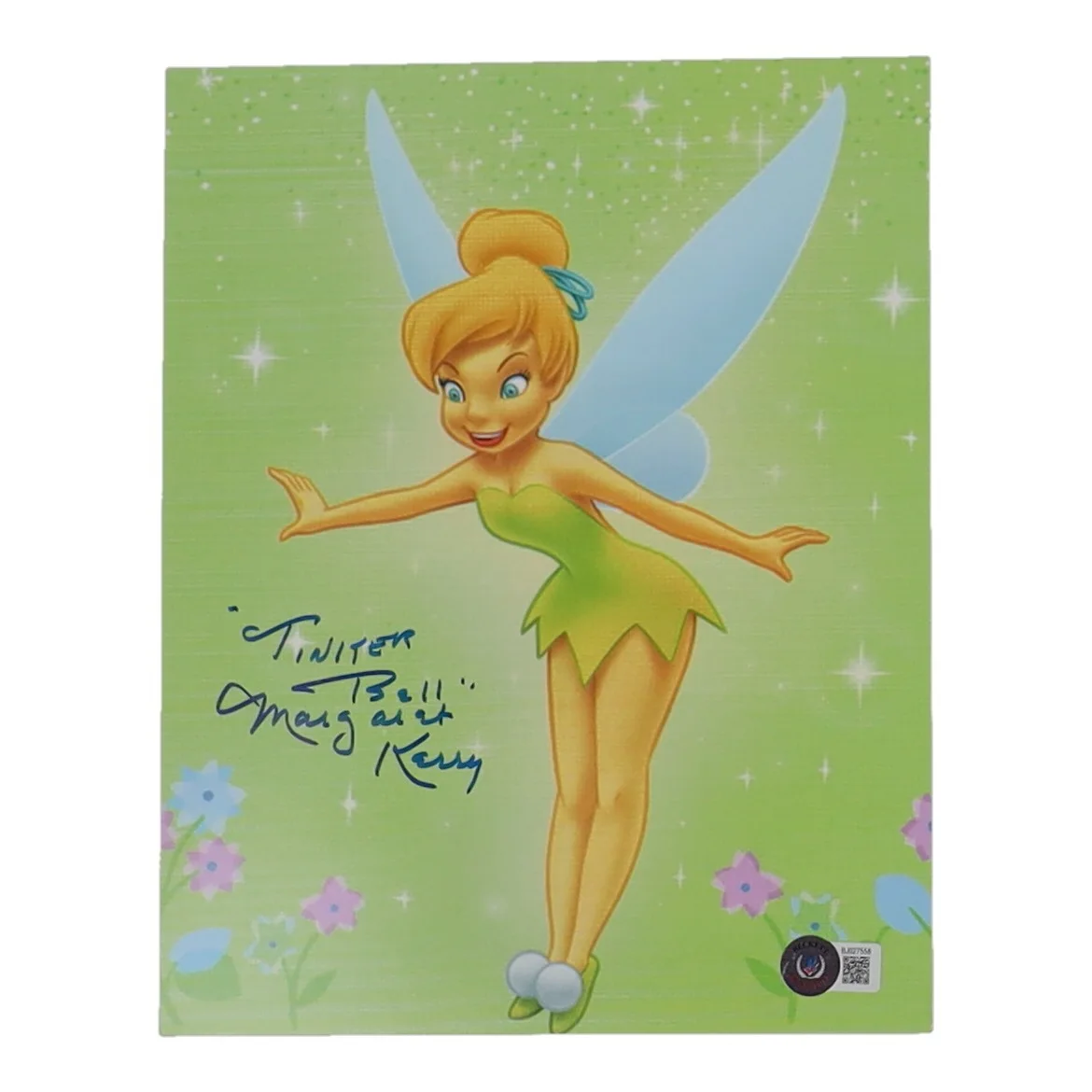 Margaret Kerry — Margaret Kerry Signed "Peter Pan" 8x10 Photo Inscribed "Tinker Bell"