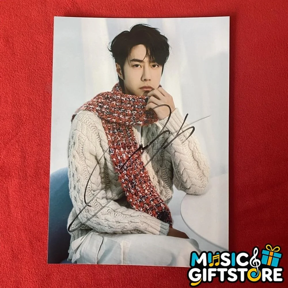WANG YIBO YI BO PHOTO CARD PICTURE SIGNED AUTOGRAPHED COLLECTION 4*6 2025K #MUGS, изображение 3