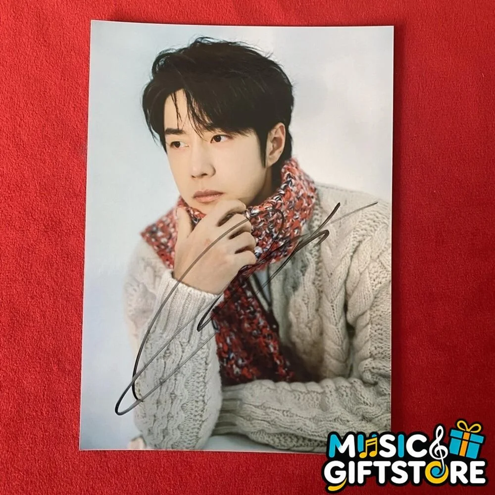 WANG YIBO YI BO PHOTO CARD PICTURE SIGNED AUTOGRAPHED COLLECTION 4*6 2025K #MUGS, изображение 4