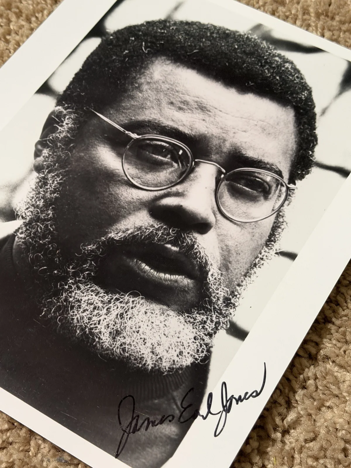 James Earl Jones — James Earl Jones Signed Original Movie Photograph Autographed Black and White, image 2
