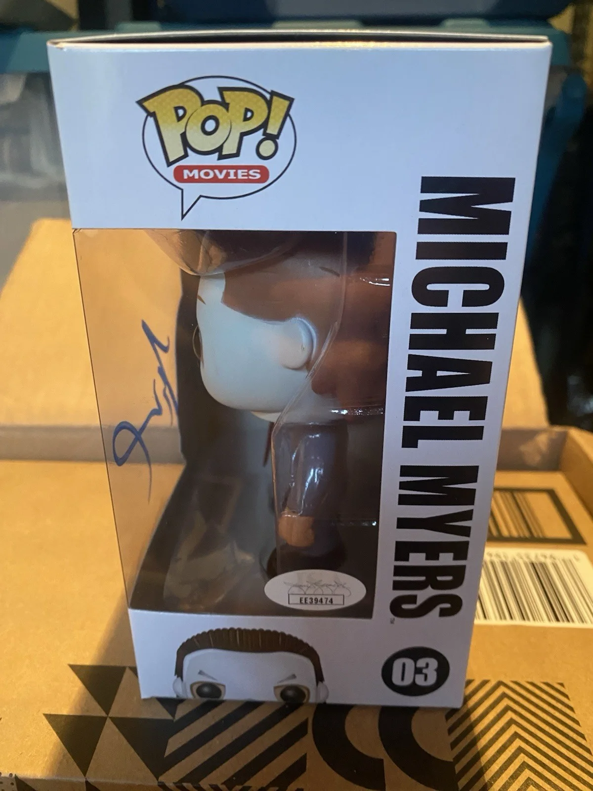 Funko Pop Halloween Michael Myers 03 Signed by Tyler Mane with JSA COA, image 2