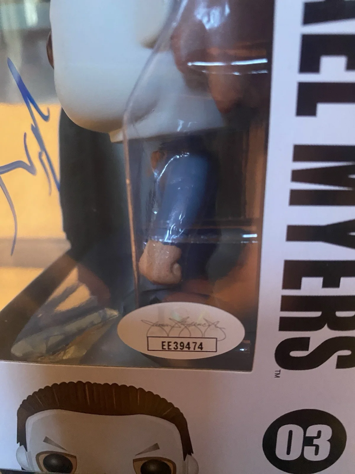 Funko Pop Halloween Michael Myers 03 Signed by Tyler Mane with JSA COA, image 3