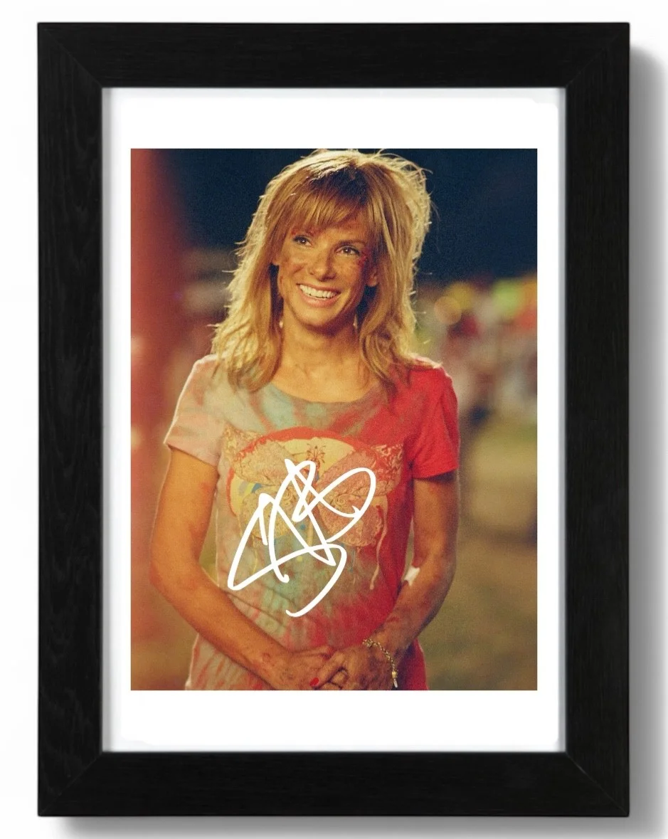 Sandra Bullock Signed Autograph PHOTO Pre Print 6x4/A4/ Framed, image 3