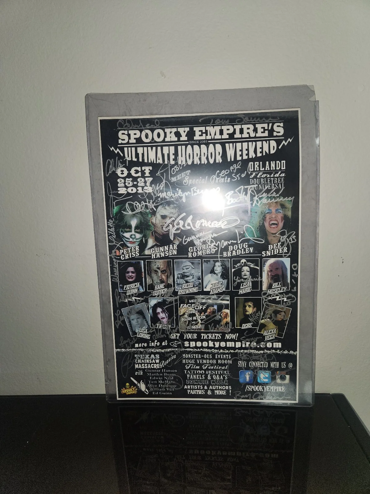 George Romero — Autograph Poster Horror Movies, image 3