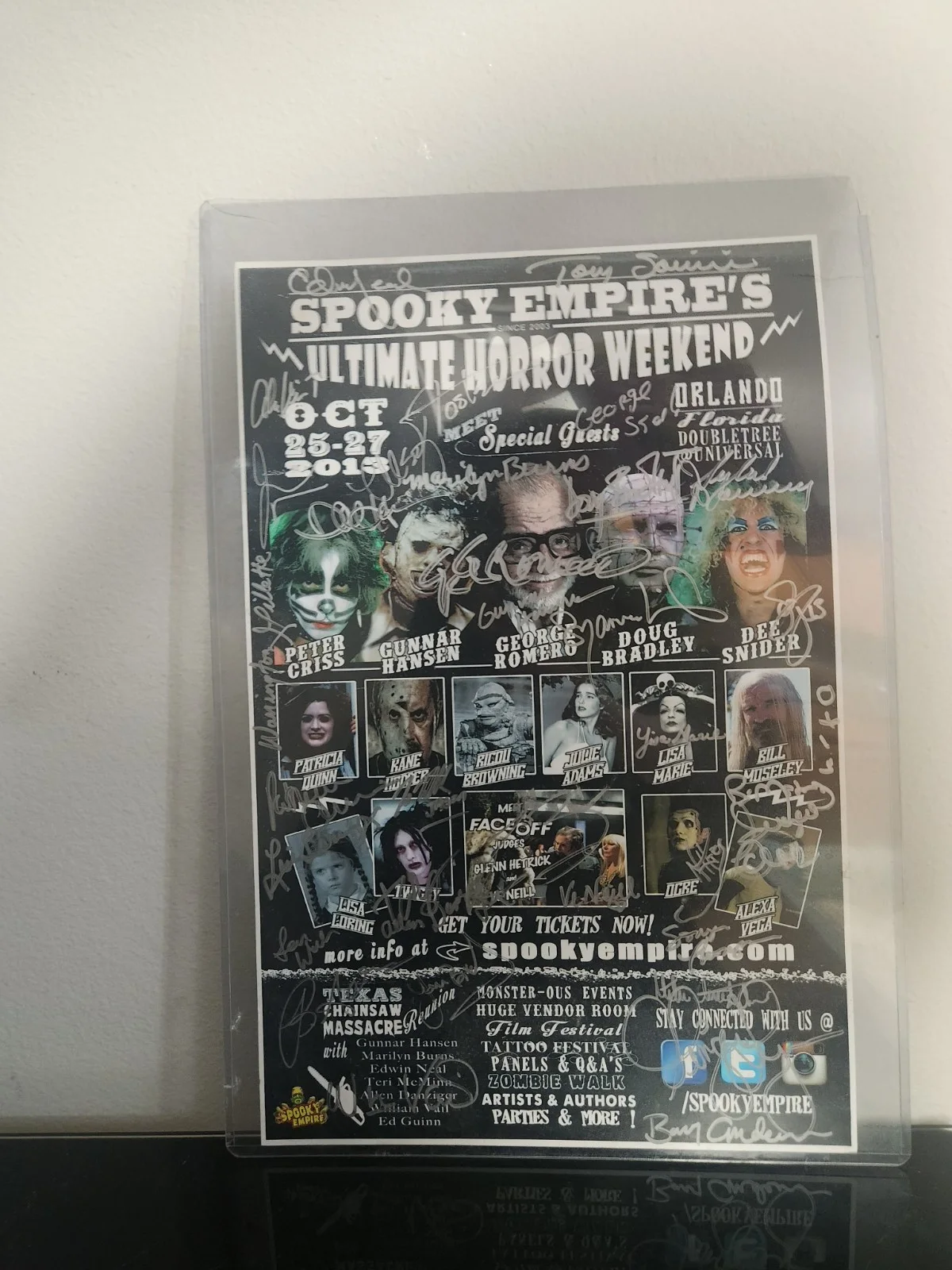 George Romero — Autograph Poster Horror Movies, image 4