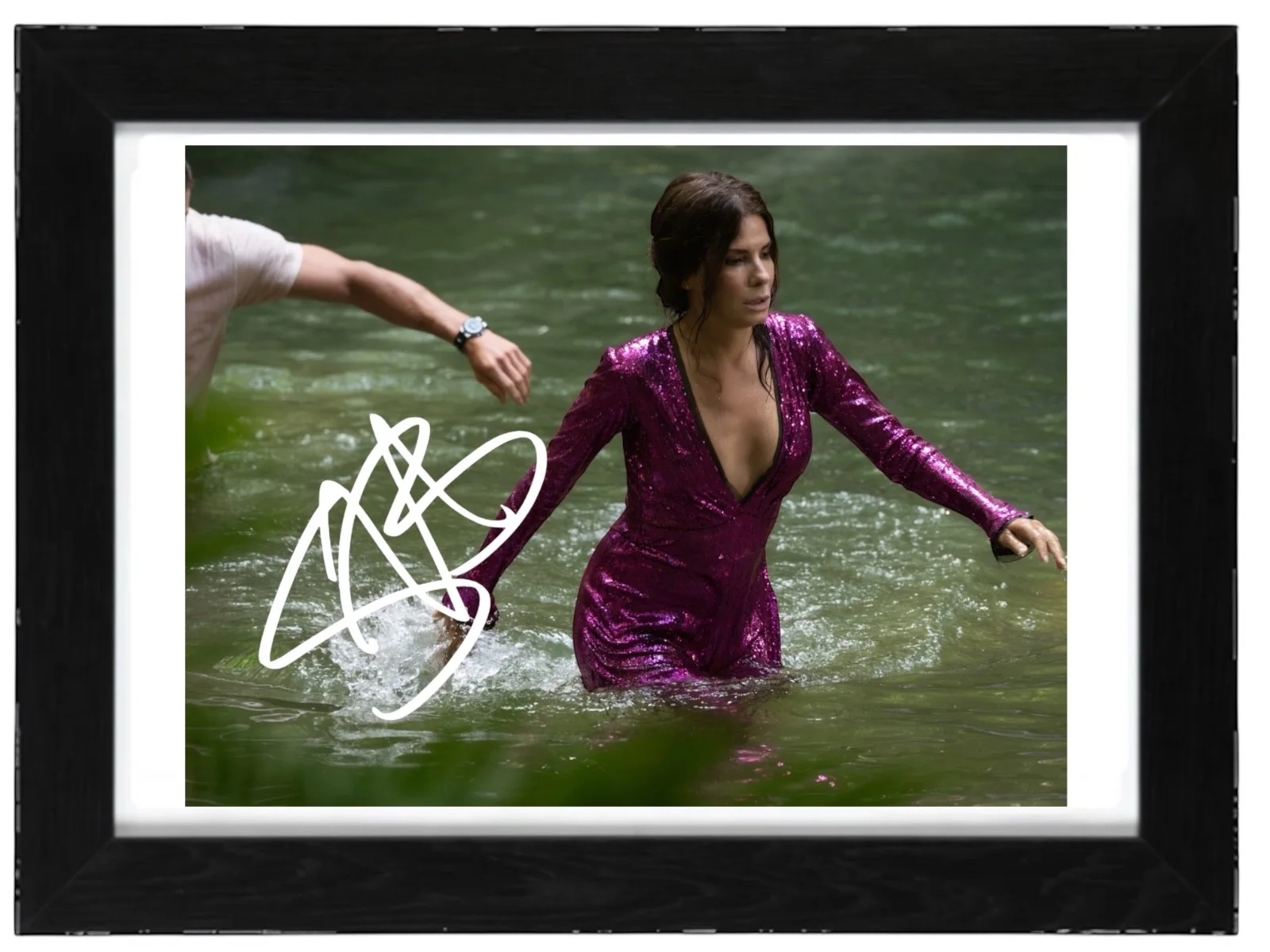 Sandra Bullock Signed Autograph PHOTO Pre Print 6x4/A4/ Framed, image 3