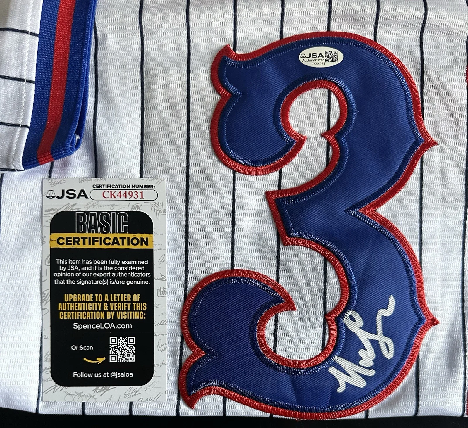 NICK SWARDSON SIGNED ‘THE BENCHWARMERS’ JERSEY (HOWIE) EXACT VIDEO PROOF JSA COA, image 4