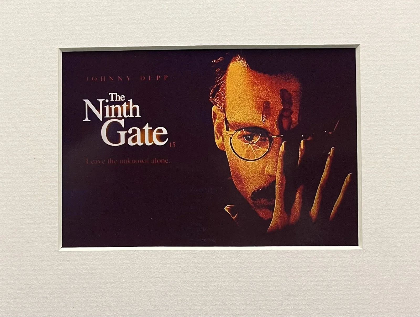 THE NINTH GATE. 35mm Film Cell Mounted Display, image 3