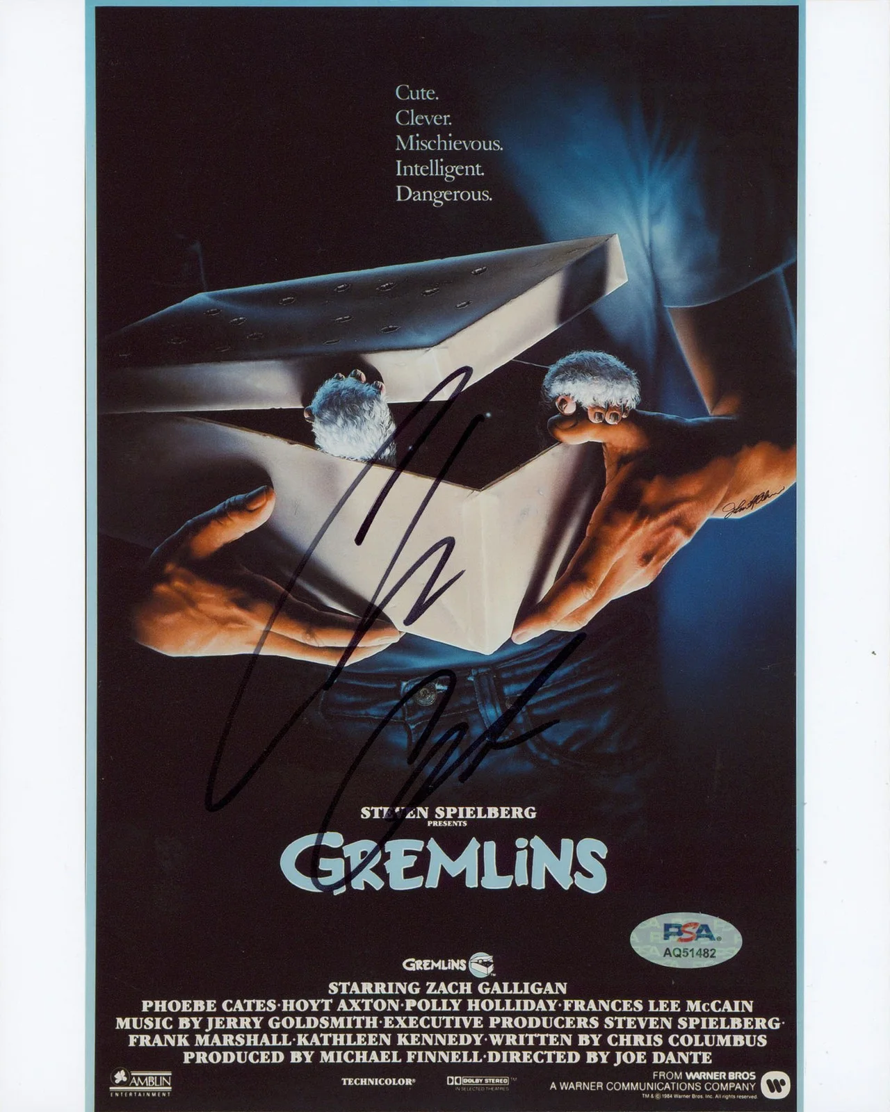 Chris Columbus — Chris Columbus Gremlins Authentic Signed 8x10 Vertical Photo PSA/DNA #AQ51482