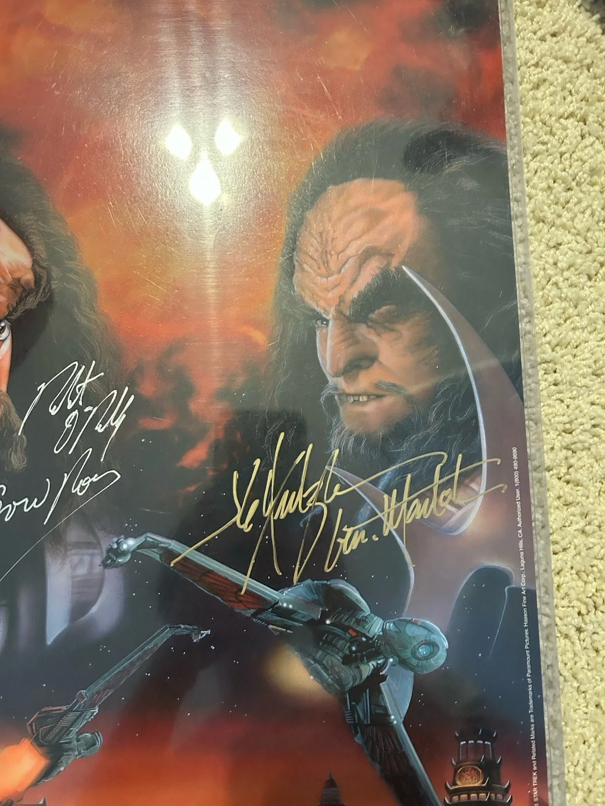 Robert O'Reilly, J.G. Hertzler — Robert O'Reilly & J.G. Hertzler Signed Photograph JSA Certified Star Trek AUTOS!, изображение 3