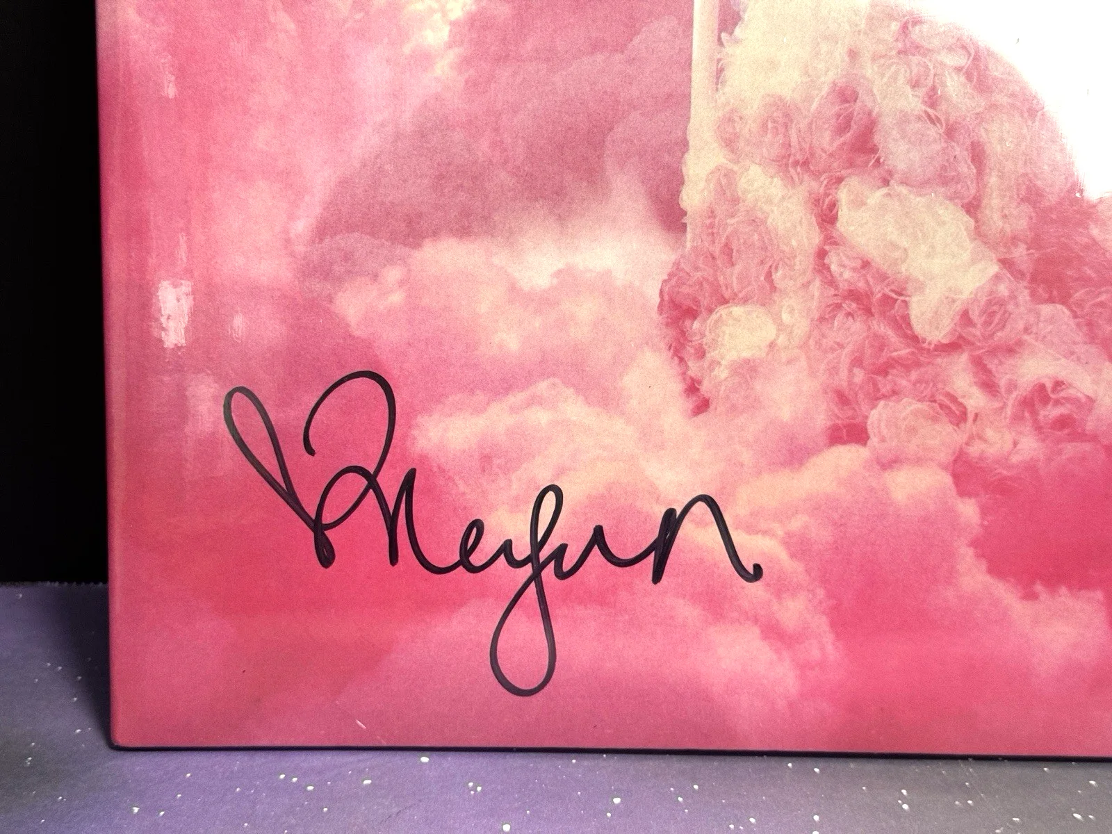 Megan Moroney Cloud 9 Vinyl record pink Autographed Country Music, image 2