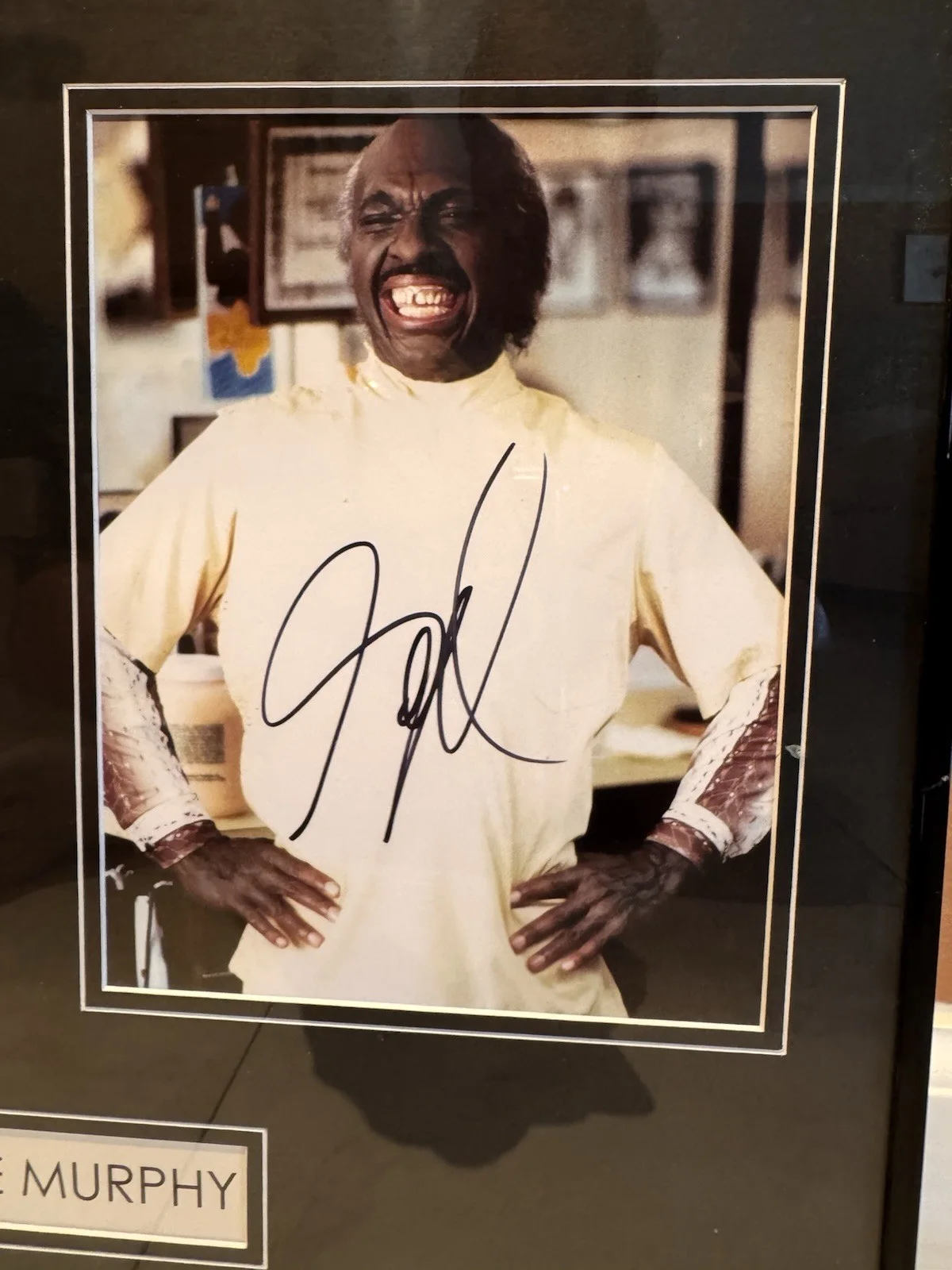 Eddie Murphy — Eddie Murphy Autographed "Coming to America" Framed Photo Print & Mini Poster, image 2
