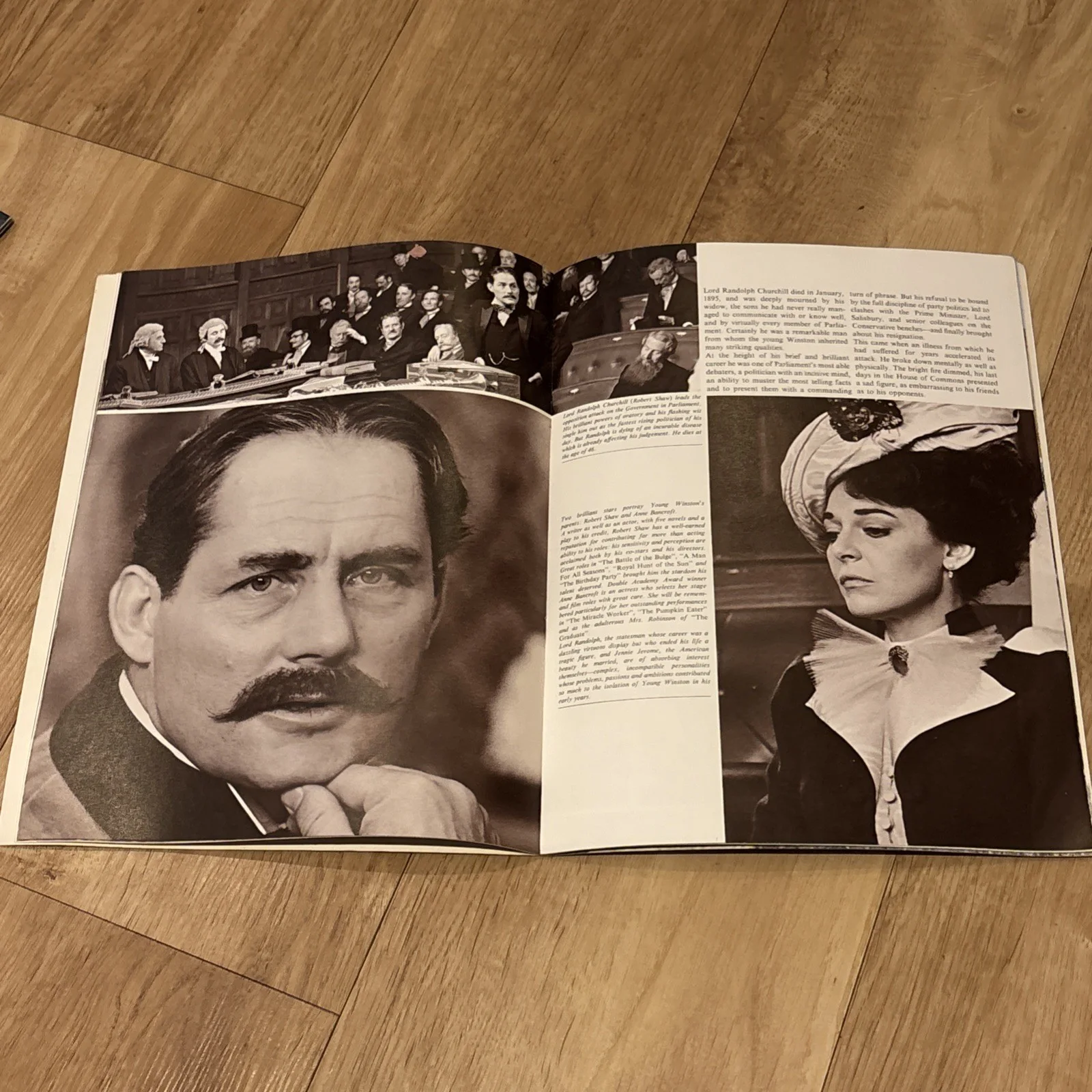 Young Winston 1972 Cinema Film Souvenir Programme Robert Shaw Anne Bancroft, изображение 4