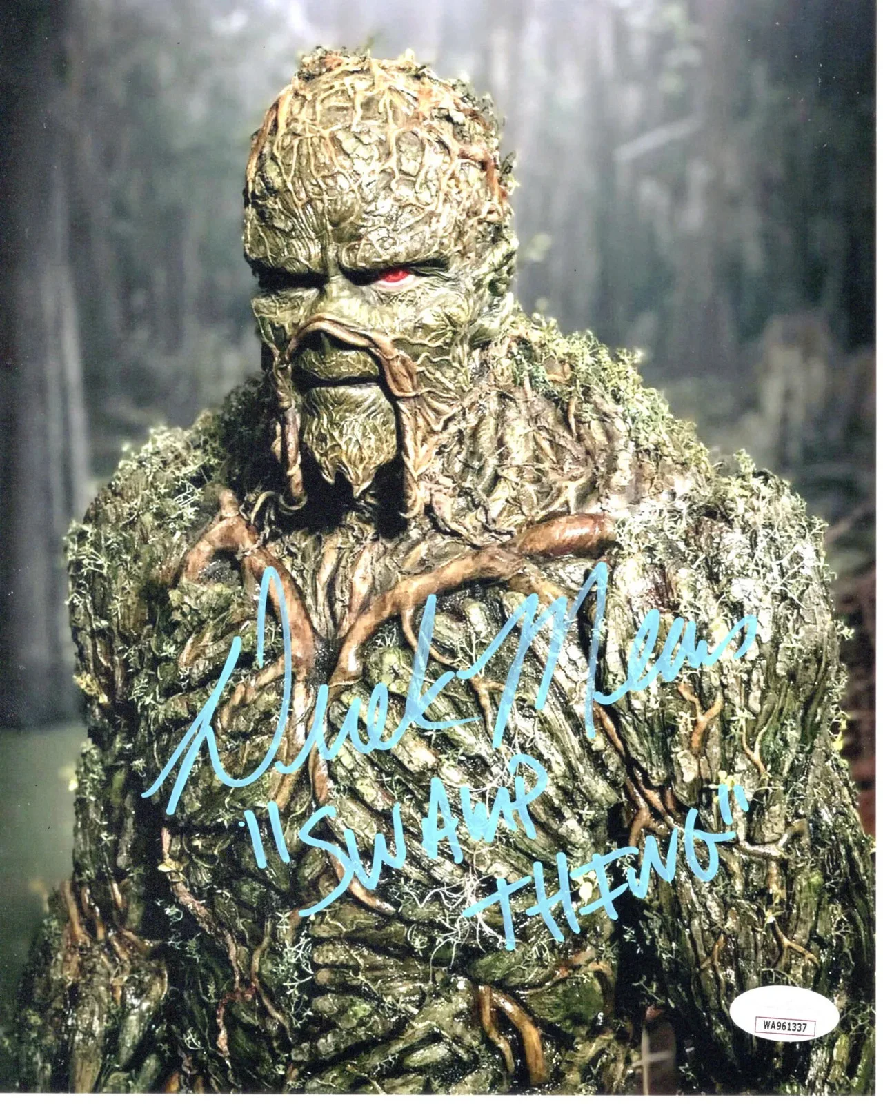 Derek Mears — Derek Mears signed 8x10 Photo Swamp Thing *Missing JSA Card* JSA Authentication