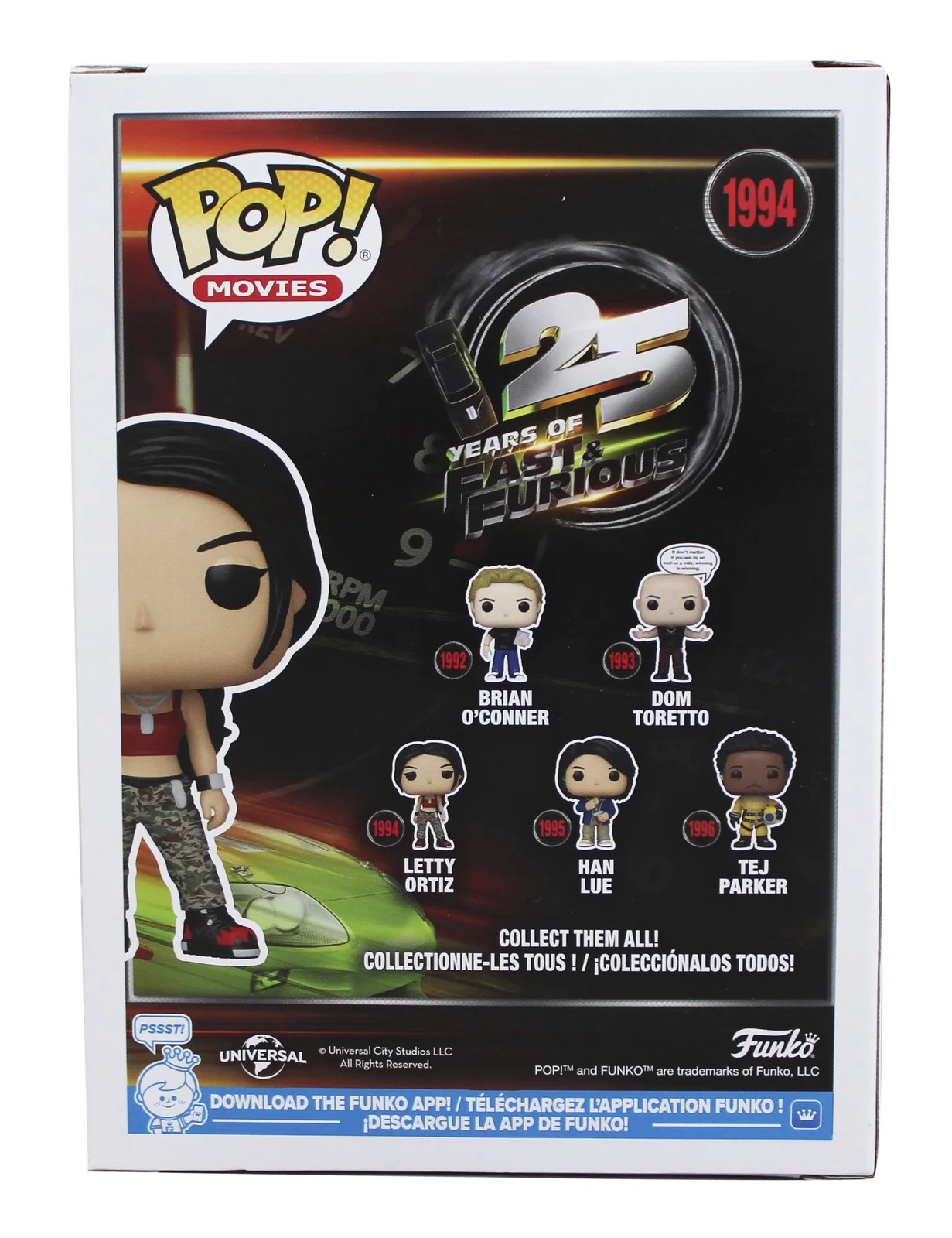 Michelle Rodriguez — Michelle Rodriguez Fast & Furious Signed Letty Ortiz #1994 Funko Pop Figure BAS, image 4