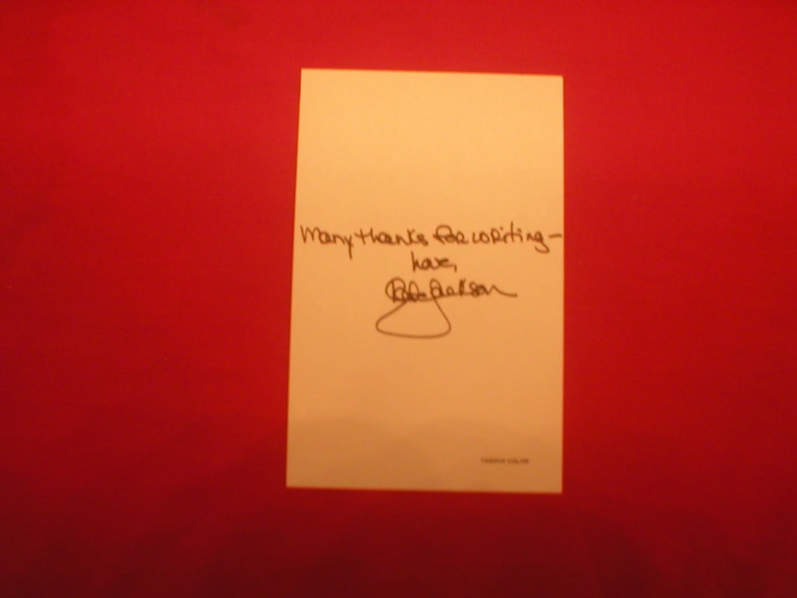 Kate Jackson — VINTAGE KATE JACKSON SIGNED, AUTOGRAPHED FACSIMILE PHOTO 5 1/2 X 3 1/2., изображение 2