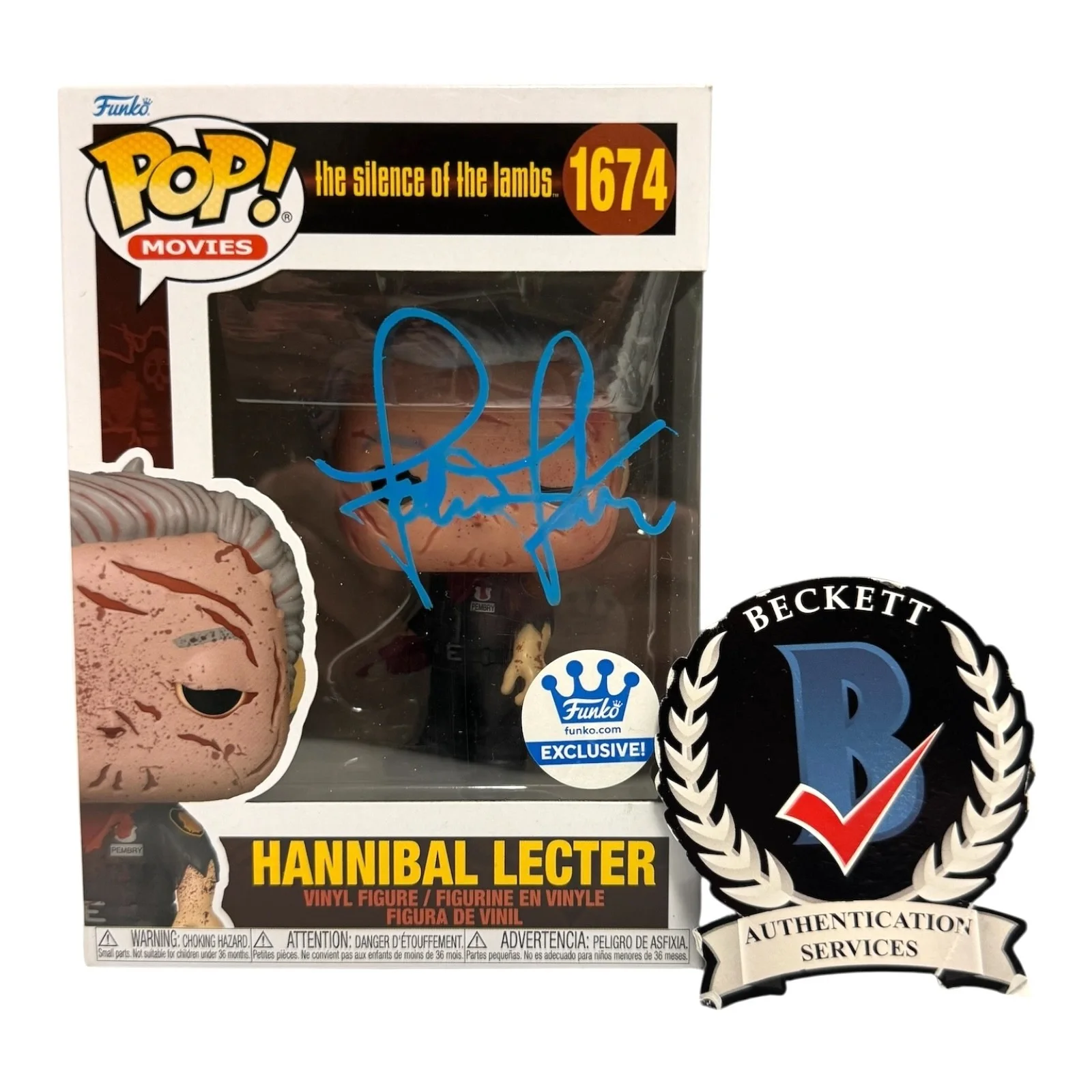 JODIE FOSTER — JODIE FOSTER SIGNED AUTOGRAPH FUNKO POP SILENCE OF THE LAMBS 1674 BECKETT BAS