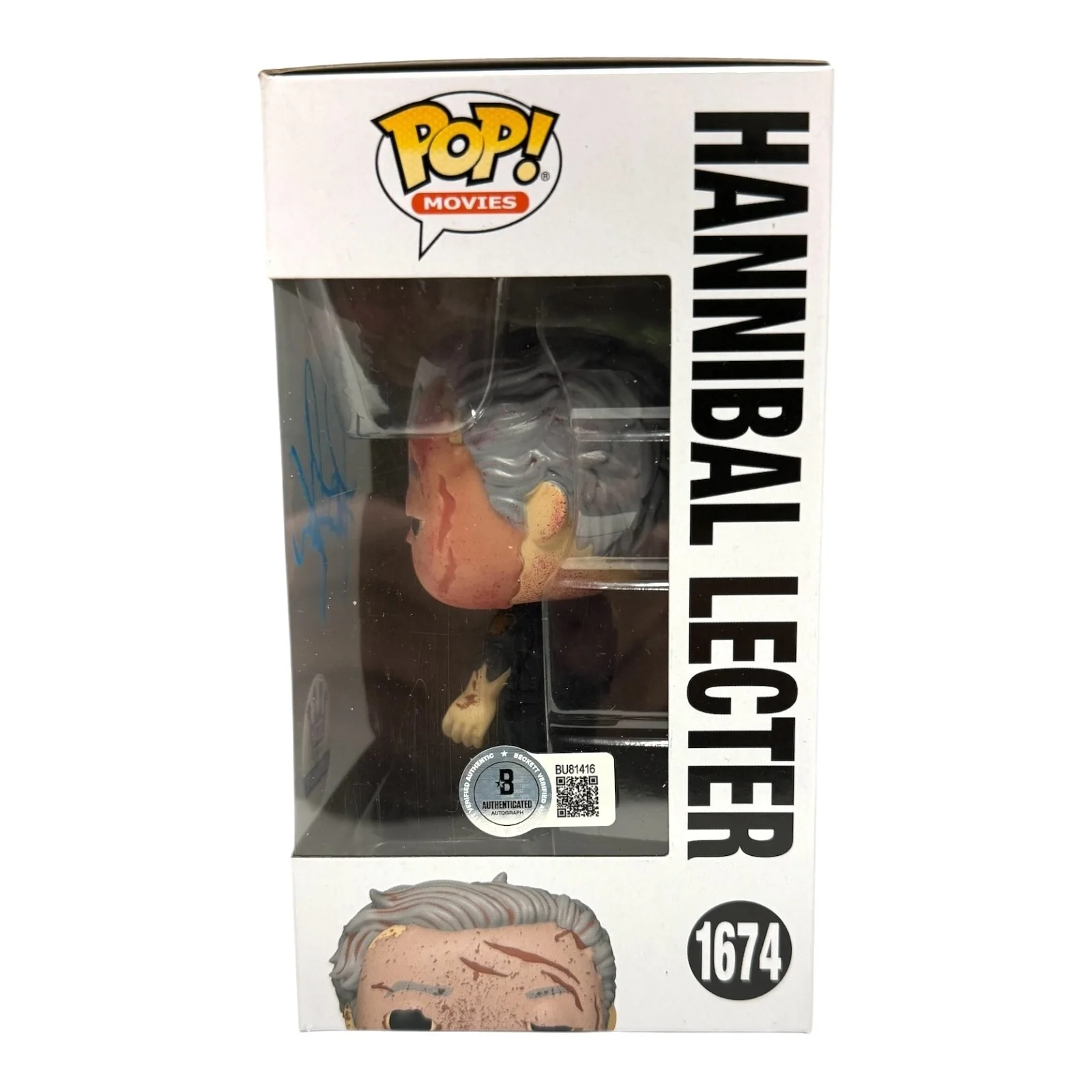 JODIE FOSTER — JODIE FOSTER SIGNED AUTOGRAPH FUNKO POP SILENCE OF THE LAMBS 1674 BECKETT BAS, изображение 2