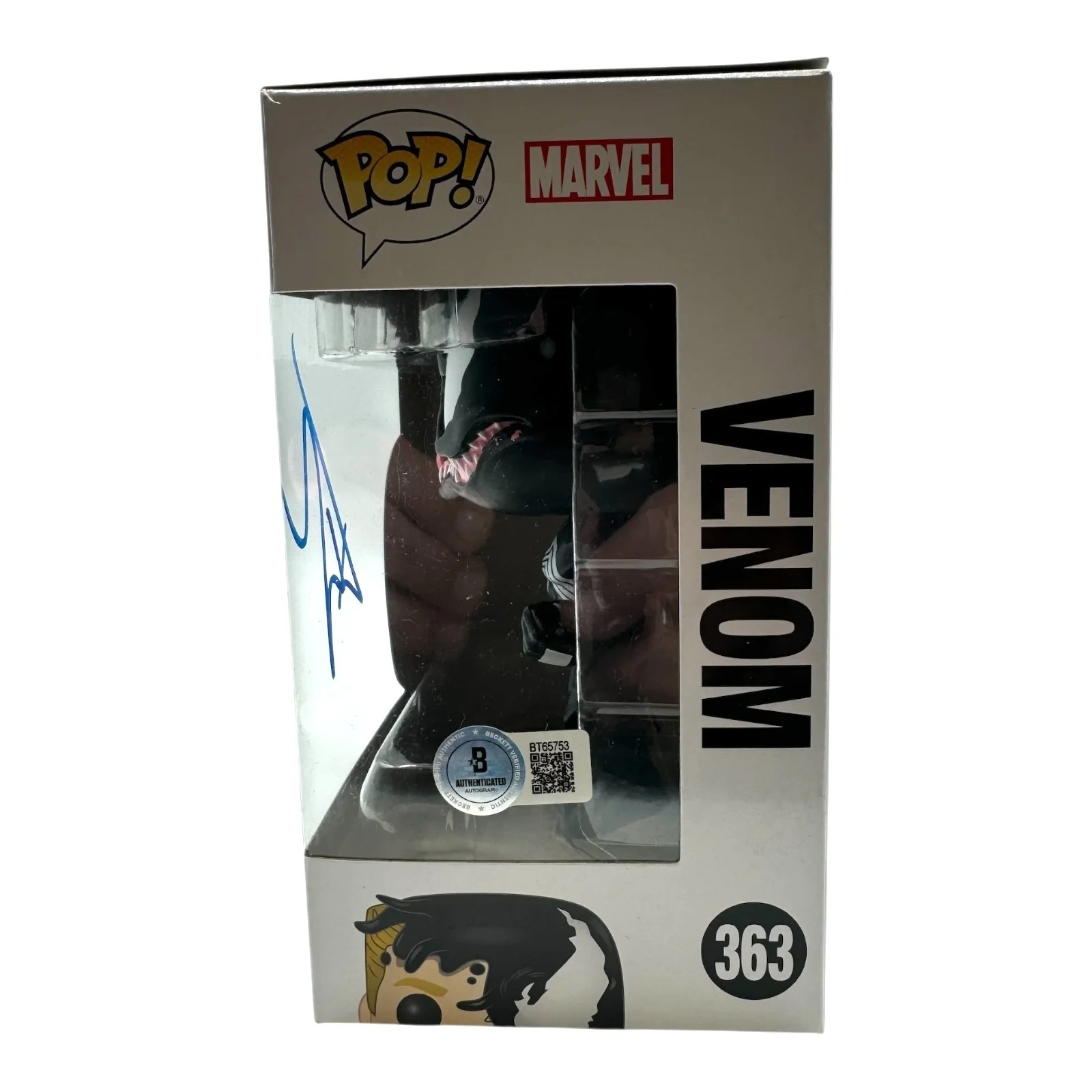 TOPHER GRACE — TOPHER GRACE SIGNED AUTOGRAPH FUNKO POP SPIDER-MAN 3 363 BECKETT BAS VENOM, image 2