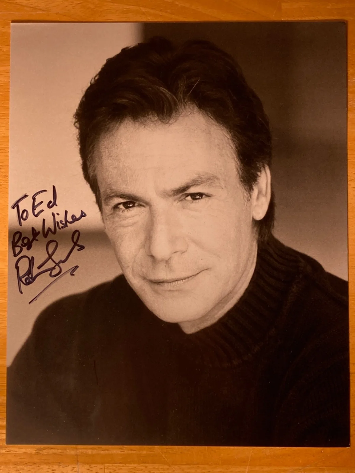 Hand SIGNED Robin Sachs 8x10 Vintage Photo - Galaxy Quest, Babylon 5, Buffy Vamp, изображение 2