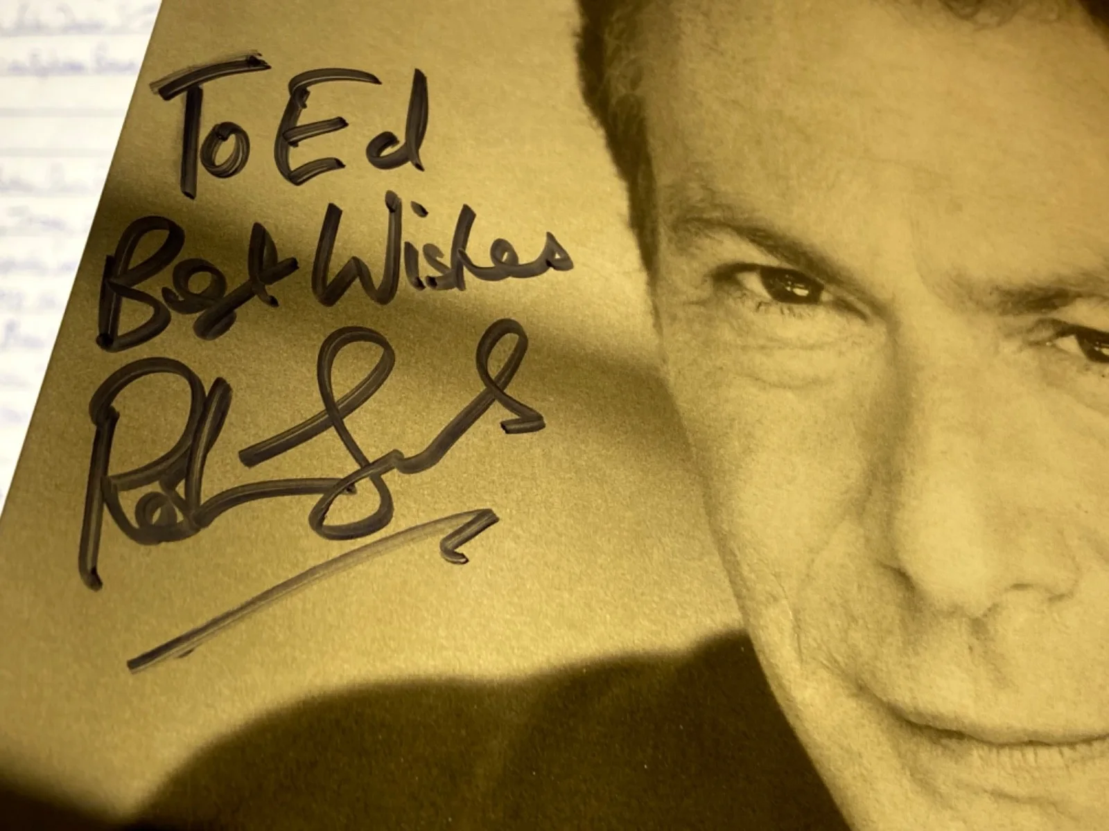 Hand SIGNED Robin Sachs 8x10 Vintage Photo - Galaxy Quest, Babylon 5, Buffy Vamp, изображение 3