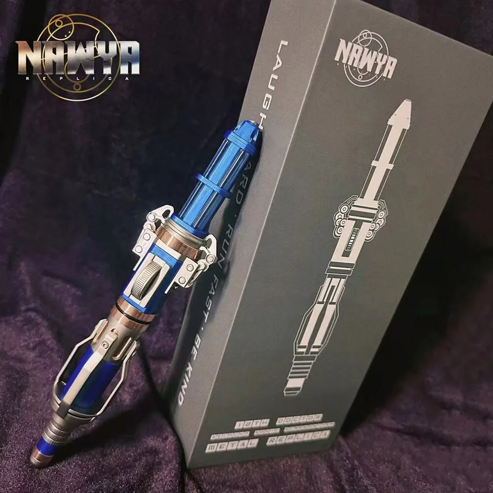 NAWYA Dctor Who 12th Metal Sonic Screwdriver LED Colorful Light Replica Prop, изображение 2