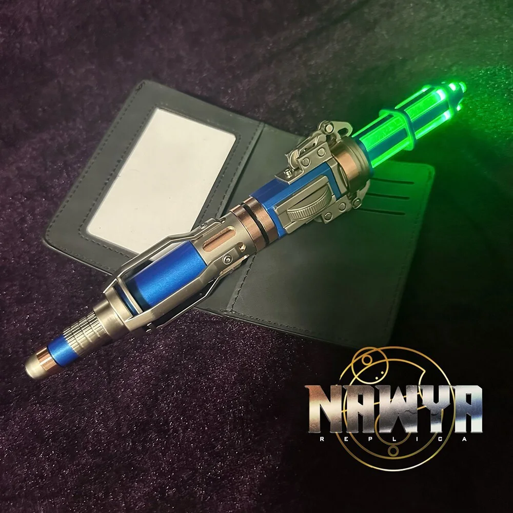 NAWYA Dctor Who 12th Metal Sonic Screwdriver LED Colorful Light Replica Prop, изображение 3