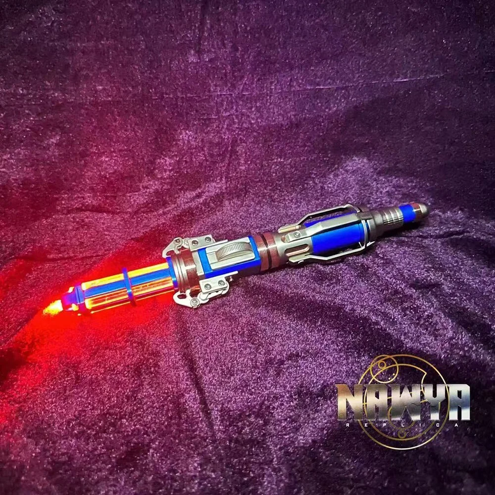 NAWYA Dctor Who 12th Metal Sonic Screwdriver LED Colorful Light Replica Prop, изображение 4