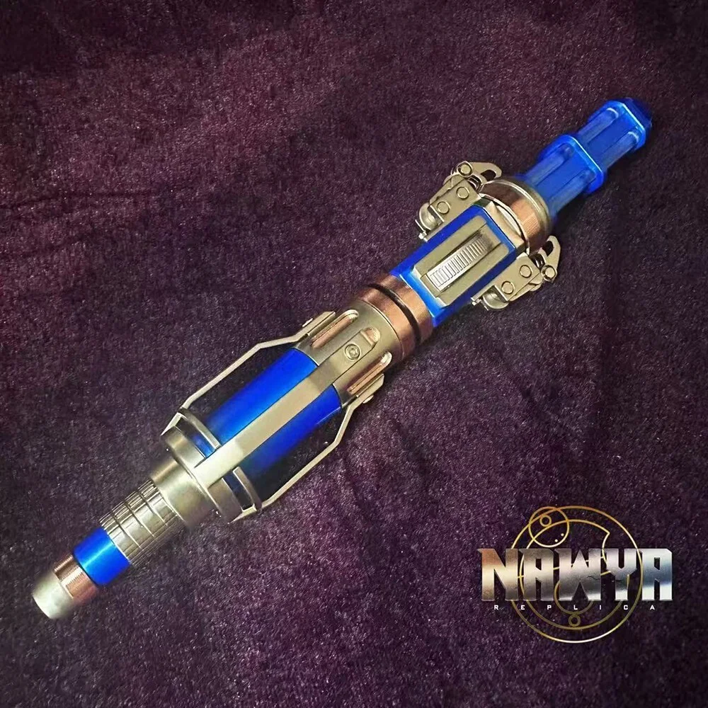 NAWYA Dctor Who 12th Metal Sonic Screwdriver LED Colorful Light Replica Prop, изображение 5