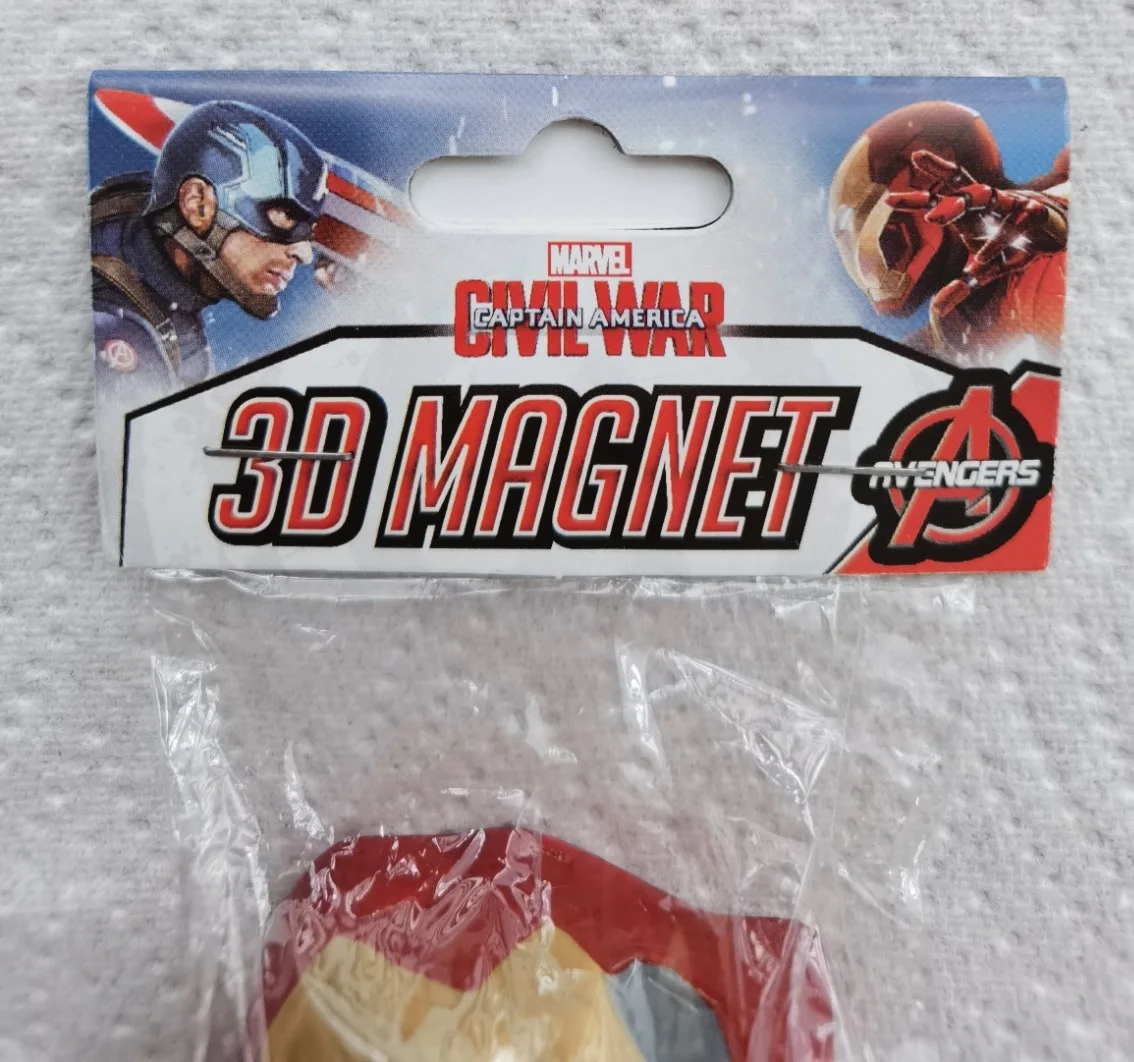 Marvel Iron Man mask / head 3D magnet, Captain America Civil War, Avengers, image 3