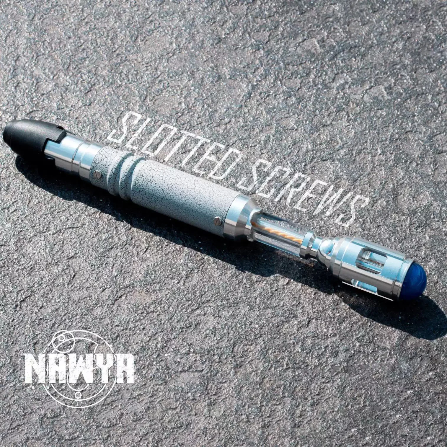 NAWYA Doctor Who 10th Replica Metal Sonic Screwdriver LED HandLamp Scalable Prop, изображение 2