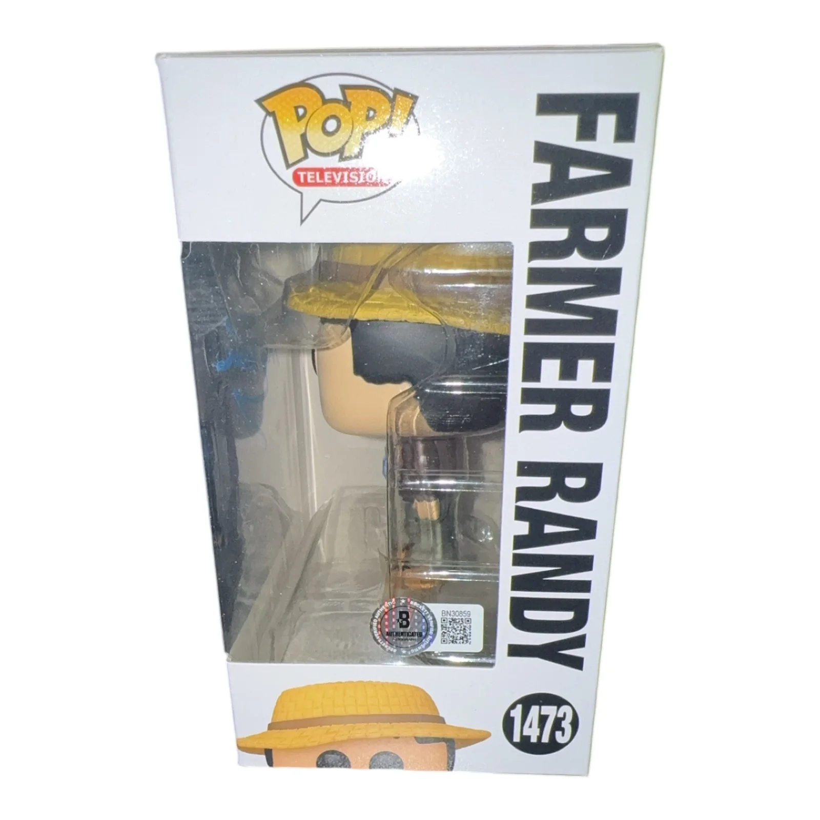 TREY PARKER — TREY PARKER SIGNED AUTOGRAPH SOUTH PARK FUNKO POP 1473 BECKETT BAS FARMER RANDY, изображение 2